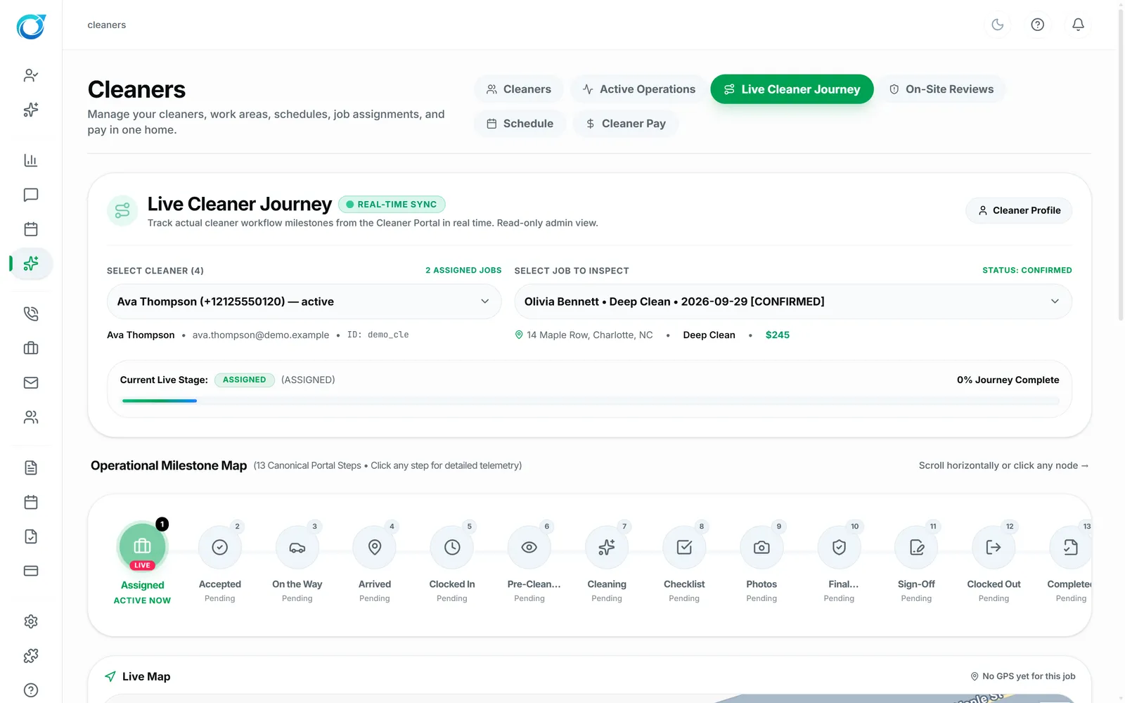 Live Cleaner Journey
