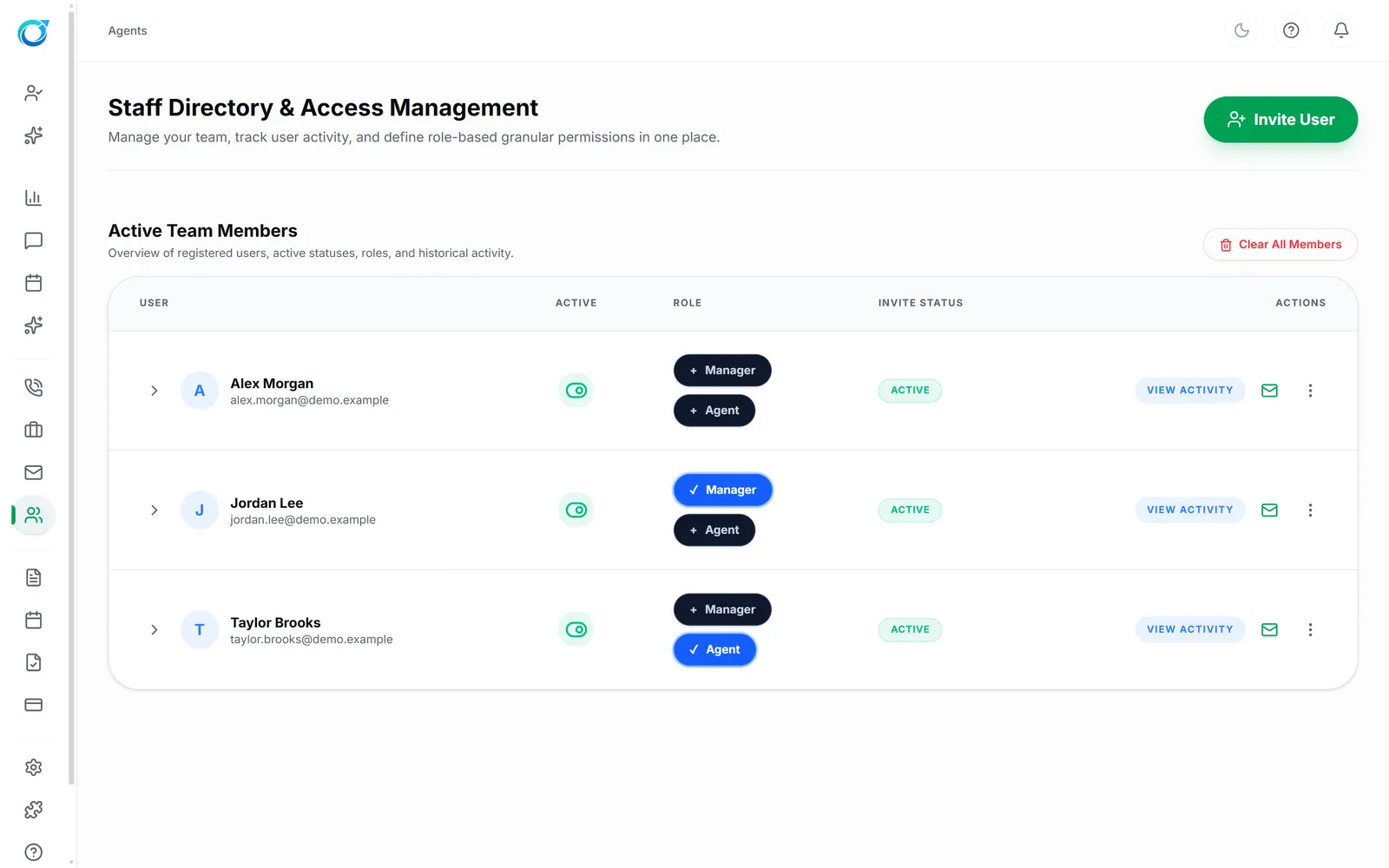 Staff Directory & Access Management
